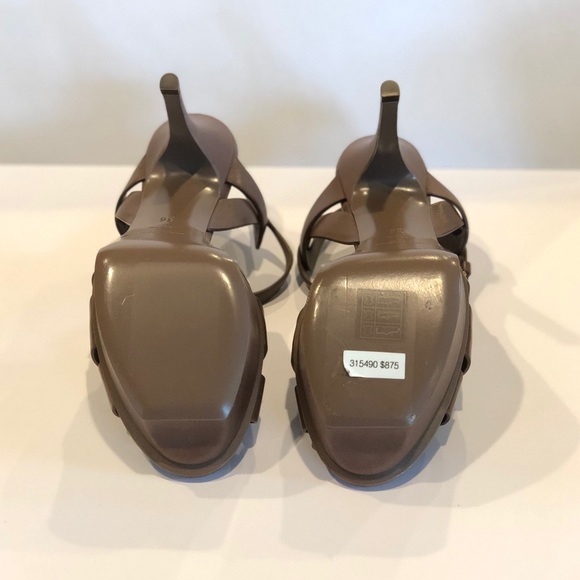 ⛔️SOLD⛔️Authentic YSL Tribute Sandal Brown Size 36 - Picture 7 of 8